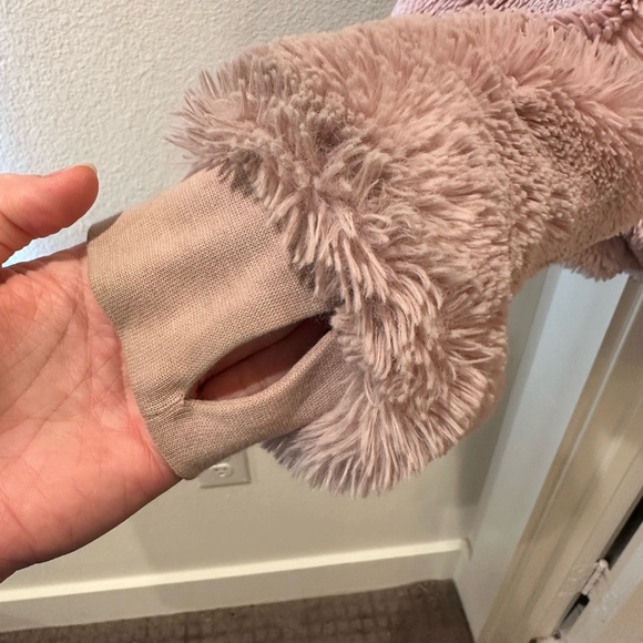 FP Movement - pink fluffy hoodie, half-zip - Picture 3 of 9